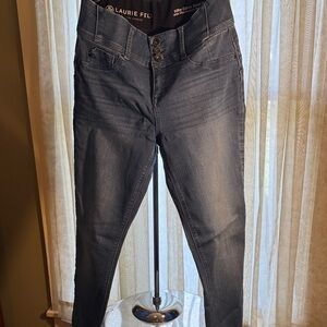 Laurie Felt Medium blue  boot cut  Jeans with Triple Button Waist